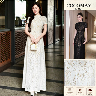  COCOMAY - Đầm Magnolia < Ver 2 > Lace ren hoa maxi Tay Ngắn  + Dáng A xoè nhẹ 