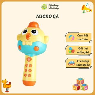 Đồ Chơi Micro Gà Con Đa Năng Ahihi - Phát Triển Ngôn Ngữ & Thính Giác