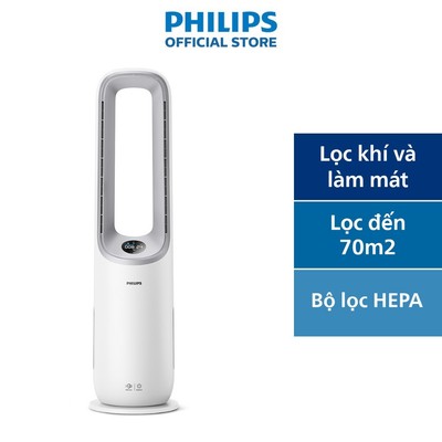 [Livestream] - Máy lọc không khí và quạt 2 trong 1 Philips AMF765/30 cao cấp |70m2 - Hàng Chính Hãng