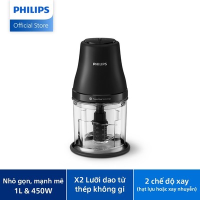 [Livestream] - Máy Xay Thịt Philips HR1501/00 1 Lít|450W - Hàng Chính Hãng