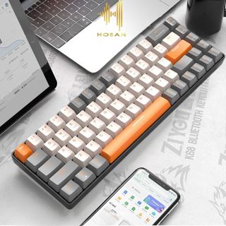  Bàn Phím HOSAN Ziyoulang K68 Sở Hữu 68 Phím Cơ Kết Nối Chế Độ Kép Trang Bị Hotswap 