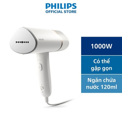 [Livestream] - Bàn Ủi Hơi Nước cầm tay PHILIPS STH3020 /10 |1000W| gập lại được - Hàng Chính Hãng