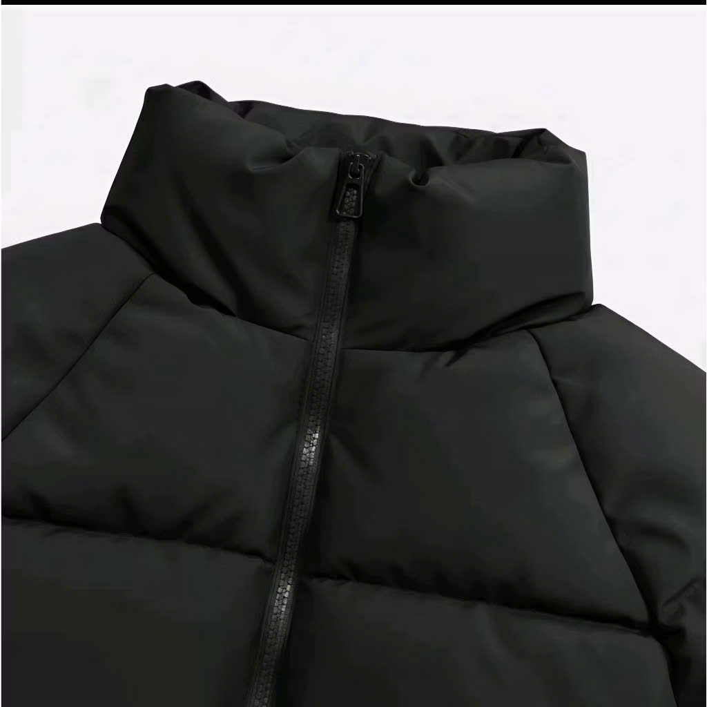 Áo Phao Lót Lông Cừu Cổ vải Cao Cấp, Áo Khoác Unisex Nam Nữ Đại Hàn Dày Dặn Chống Rét Giữ Ấm- Xưởng Nhung | BigBuy360 - bigbuy360.vn