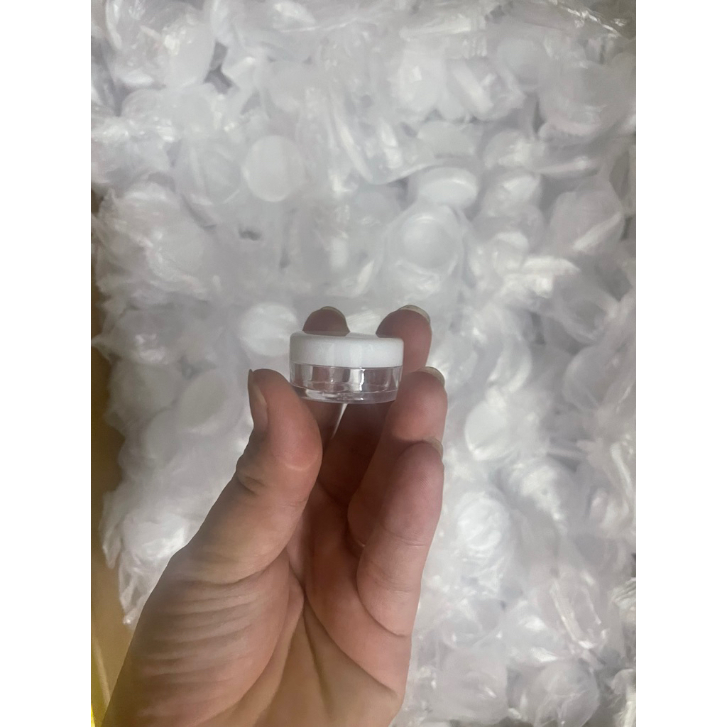 [COMBO 5 HŨ)   Giao 1 màu ngẫu nhiên] Hũ 5g-10g Hũ chiết kem chiết mỹ phẩm trong suốt