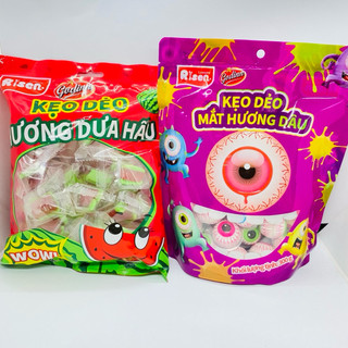 KẸO DẺO 3D VỊ TRÁI CÂY HÌNH CON MẮT, DƯA HẤU RISEN