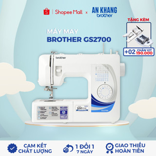  Máy may gia đình Brother GS2700 Hàng Chính Hãng - Tặng 2 chân vịt - bảo hành 12 tháng 