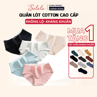  COMBO 5 Quần Lót Nữ Cotton Selala Không Viền Cao Cấp Cotton Mềm Mại Kháng Khuẩn QC09 