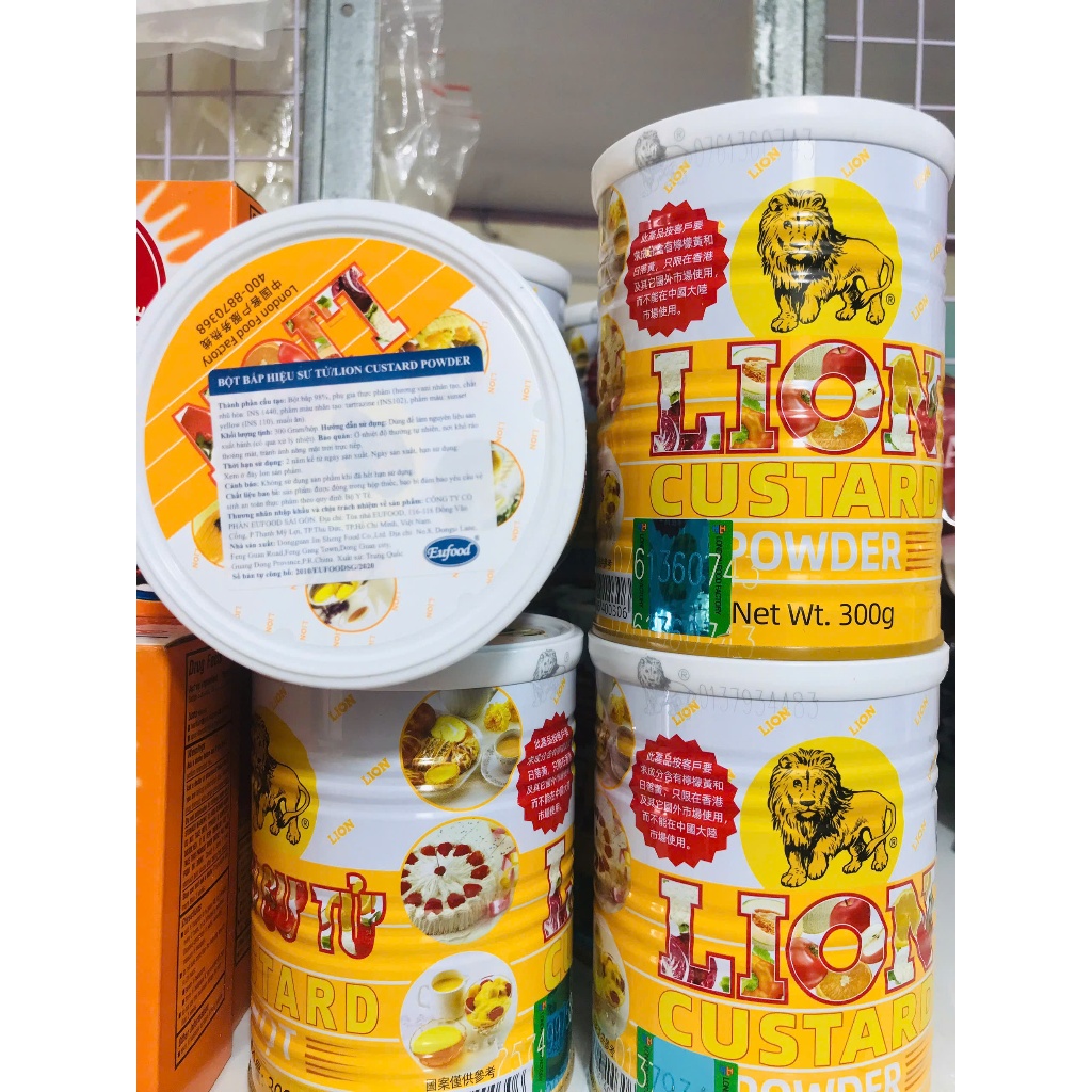 Bột Lion custard/ bột sư tử làm bánh