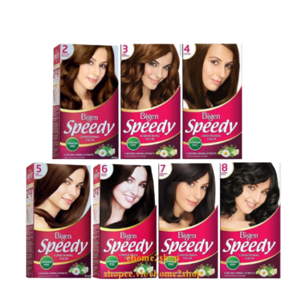 Thuốc nhuộm tóc bạc Bigen Speedy Conditioning Color Deep