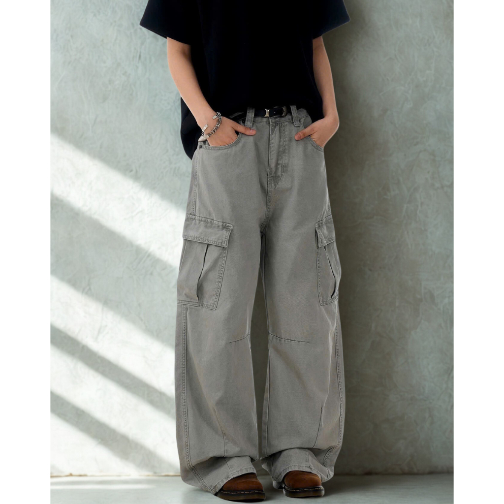 Quần Jeans Túi Hộp 𝐂𝐎𝐎𝐋𝐂𝐑𝐄𝐖 Ống Rộng Unisex Nam Nữ Phong Cách Thời Trang QTD082 | BigBuy360 - bigbuy360.vn