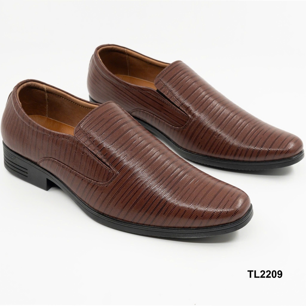 Giày Tây Nam Da Bò Fujiwa'Style - TL2209. Da Thật Nguyên Miếng. Size 38. Màu Nâu