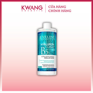   KW  Nước Tẩy Trang Eveline Hyaluron Clinic B5 Sạch Sâu Dịu Nhẹ Cho Da Nhạy Cảm 500ml 