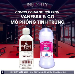  Che Tên  Combo 2 Chai Gel Bôi Trơn Gốc Nước Vanessa & Gel Mô Phỏng Tinh Trùng Trải Nghiệm Chân Thật 