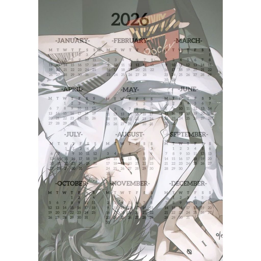 Lịch 2026 Sakamoto Days (kích cỡ A4)