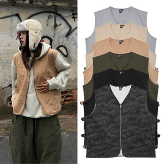 YOBA | Áo Gile - Áo Khoác Gile Kaki 6 Màu Dáng Rộng, Nam Nữ, bigsize tới 130kg