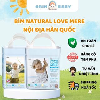  Bỉm Nature Love Mere Nội Địa Hàn Quốc Siêu Mỏng Khô Thoáng Không Dệt Đủ Size Cho Bé  ORIN  