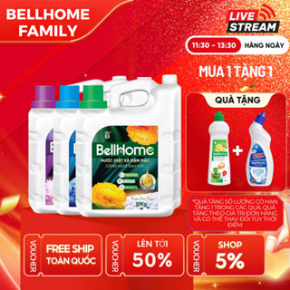  Nước giặt xả BellHome 10kg Công nghệ sinh học Sạch sâu kháng khuẩn chống nhăn lưu hương dài lâu 