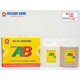 [HÀNG MỚI - CHẤT LƯỢNG MỚI] Keo AB 2 thành phần Epoxy Chuyên Dùng Dán Gỗ, Nhựa, Gạch Đá... ( 1KG )
