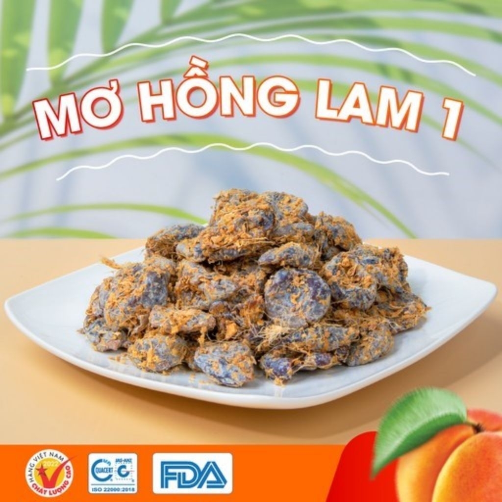 Mơ Hồng Lam 1 - Mơ gừng không hạt vị chua mặn ngọt - Hồng Lam 11 hàng đường