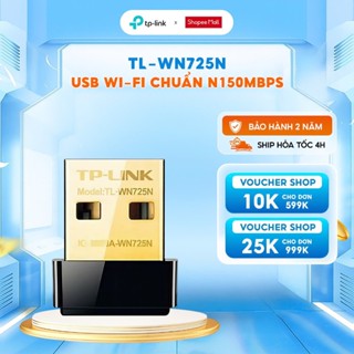 USB Wifi Bắt Sóng Wifi Tốc Độ Cao Cho PC Laptop TP-Link TL-WN725N chuẩn N tốc độ 150Mbps - Hàng Chính Hãng