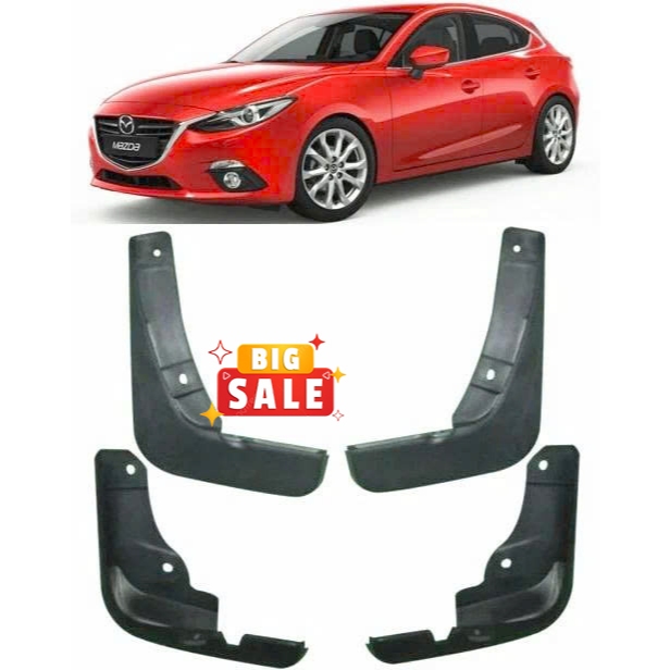 Chắn Bùn Mazda 3 2014 2015 2016 2017 2018 2019 ( Bản Sedan & Bản Hatbach ) - Chắn Bùn Bánh Mazda 3