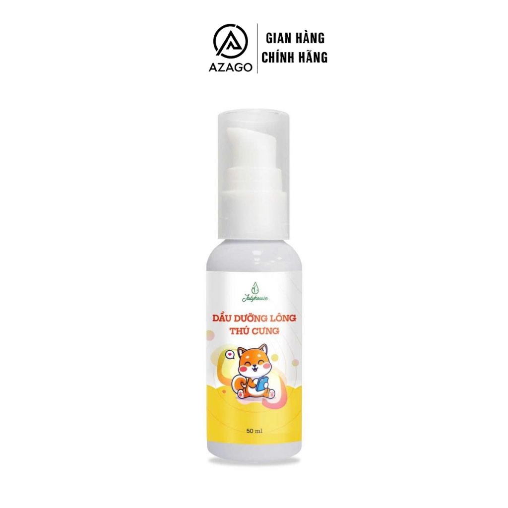 Dầu dưỡng lông cho thú cưng JULYHOUSE 50ml - AZAGOHN