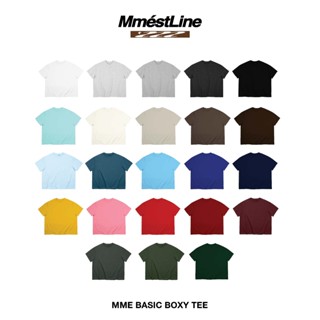  Áo thun trơn MMESTLINE Basic form Boxy vải premium Cotton 