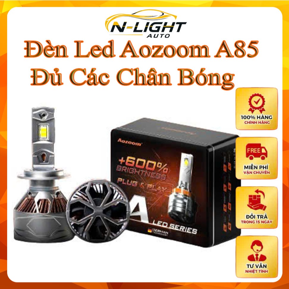Đèn Led Aozoom A85 - Công Suất 85W,  Đủ Các Chân Bóng ( Bảo Hành 3 Năm)