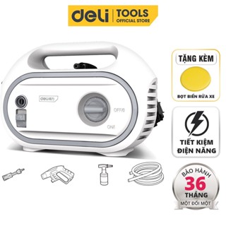  Máy Rửa Xe Mini Động Cơ Lõi Đồng Deli Cao Áp Chính Hãng 1 đổi 1 Bảo Hành 36 Tháng Rửa Xe Tưới Cây Vệ Sinh Nhà Cửa 