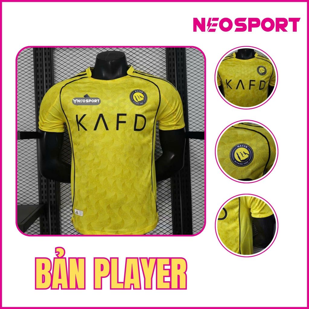 Bộ Quần Áo Bóng Đá Thái Lan - AL NASSR SÂN NHÀ 2025/26  bản PLAYER