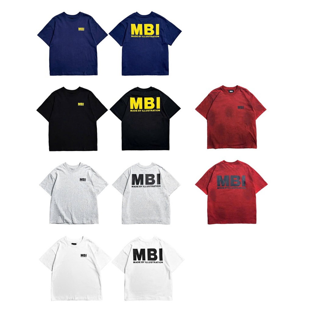 MBI | SIGNATURE MBI LOGO T | áo thun cotton 280gsm madeby.illustration