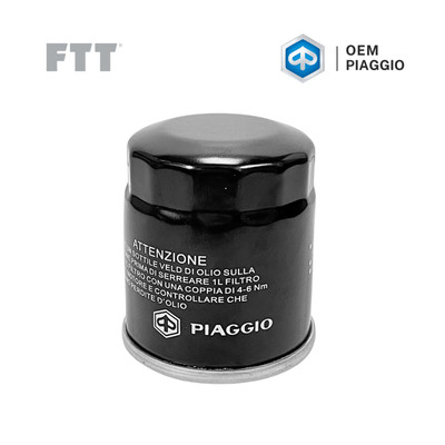 Lọc dầu (lọc nhớt) FTT cho xe máy Piaggio Vespa 3V, iGet mã OC 940-01