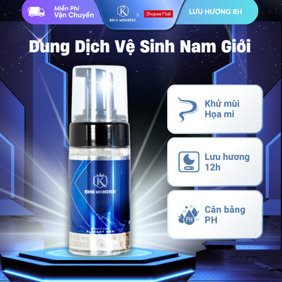 Dung Dịch Vệ Sinh Nam Giới KING MONSTER đẳng cấp quý ông cho phái mạnh 100ML/1 Chai