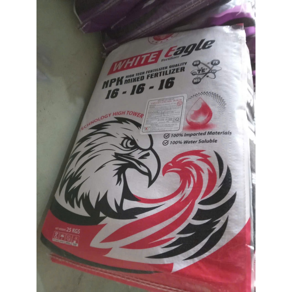 🌾 PHÂN BÓN NPK 16-16-16 + TE (CHUẨN NGA) – LOẠI TỐT, GÓI 2KG | VTNN NÔNG XANH