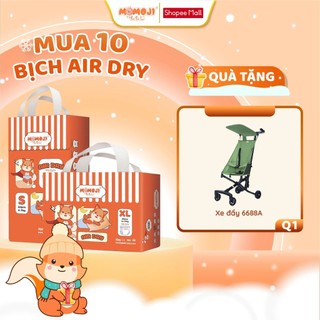 Combo 10 Tã Bỉm Dán/Quần Momoji Air Dry Êm Mềm, Siêu Khô Thoáng, An Toàn Cho Bé NB/S/M/L/XL/XXL/XXXL