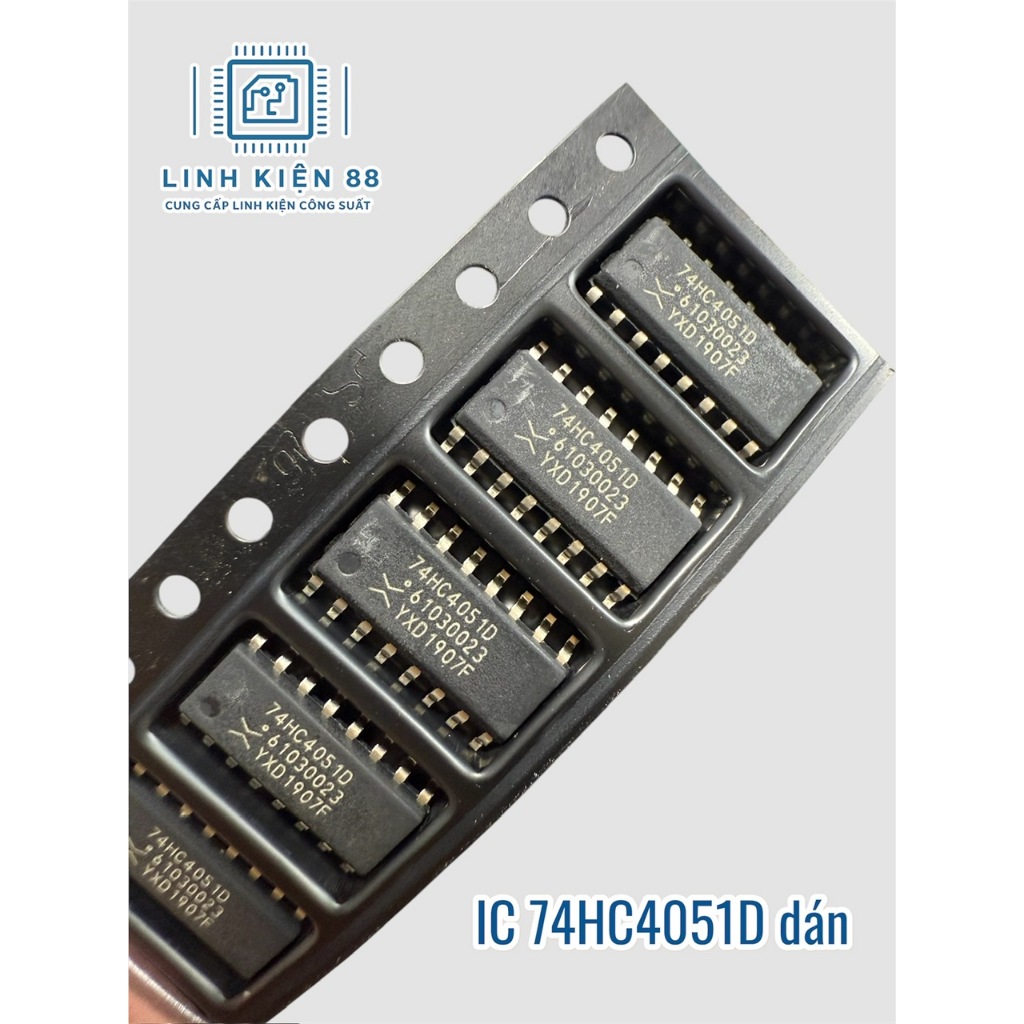 5,10 con IC 74HC4051D 74HC4051 dán Sop-16 mới chính hãng NXP