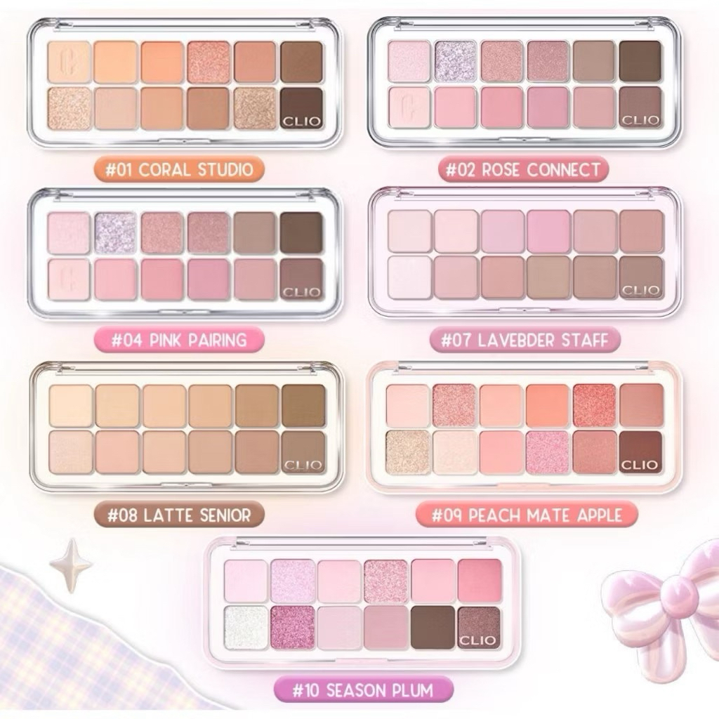 [Clio] Bảng Phấn Mắt 12 Ô Clio Pro Eye Pallete Air
