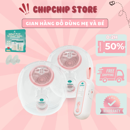 Máy Hút Sữa Điện Đôi Kamidi Easy 1 Tiện Lợi Dành Cho Mẹ, Chế Độ Sinh Học Thoải Mái Rảnh Tay.