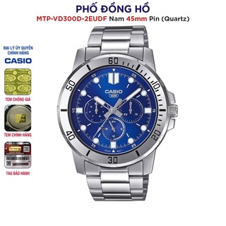 Đồng hồ nam dây kim loại casio anh khuê mtp-vd300d-2eudf