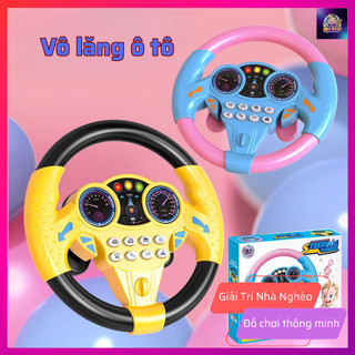 Vô Lăng Ô Tô Đồ Chơi Cho Bé Có Âm Thanh Và Đèn – Màu Sắc Ngộ Nghĩnh, Đáng Yêu