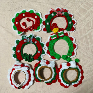  VÒNG CỔ ĐAN THỦ CÔNG BẰNG LEN CHO CHÓ MÈO PHỤ KIỆN DỄ THƯƠNG CHO CHÓ MÈO - TIEMLENBEBO 🧶 