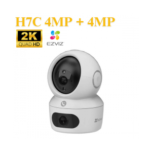Camera IP Wifi EZVIZ CS- H7C 4MP+4MP (2 mắt,Xoay trong nhà,Đàm thoại 2 chiều, Có LAN, DWDR, Kèm nguồ