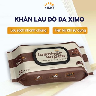 Khăn lau giày da đồ da cao cấp Ximo Leather Wipes 32 khăn