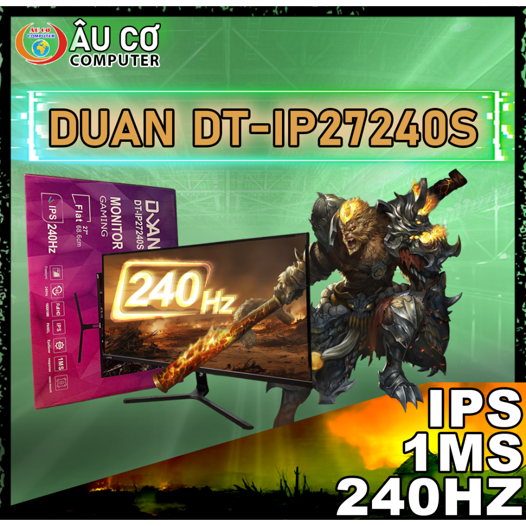 Màn hình Gaming 240HZ 27 inch Full viền Duan DT-IP27240S 27inch Chuyên Game (FHD/IPS/1ms) Viền mỏng
