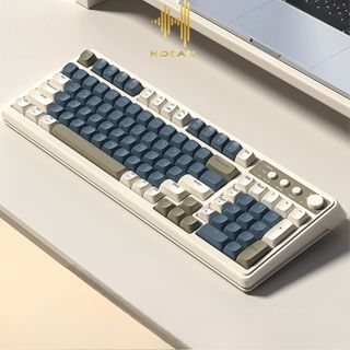  Bàn Phím HOSAN AULA S99 Giả Cơ Kết Nối 3 Chế Độ Cùng Núm Xoay Multimedia Độc Đáo 