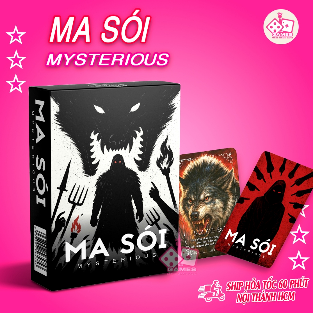 Bộ Bài Ma Sói MYSTERIOUS, Ma sói Ultimate phiên bản TIẾNG VIỆT board game