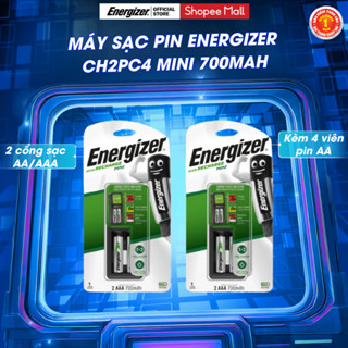  MÁY SẠC PIN ENERGIZER CH2PC4 MINI -Có 2 cổng sạc AA-AAA kèm 2 viên pin sạc AAA 700mAh - Bảo hành 7 ngày 1 đổi 1 