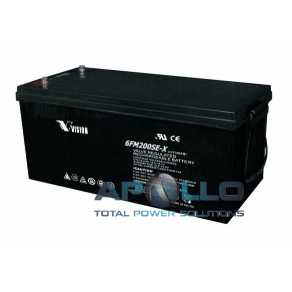 [ HỎA TỐC ] Ắc quy Vision 12V-200Ah, 6FM200SE-X | Dùng cho UPS, kích điện, năng lượng mặt trời,...