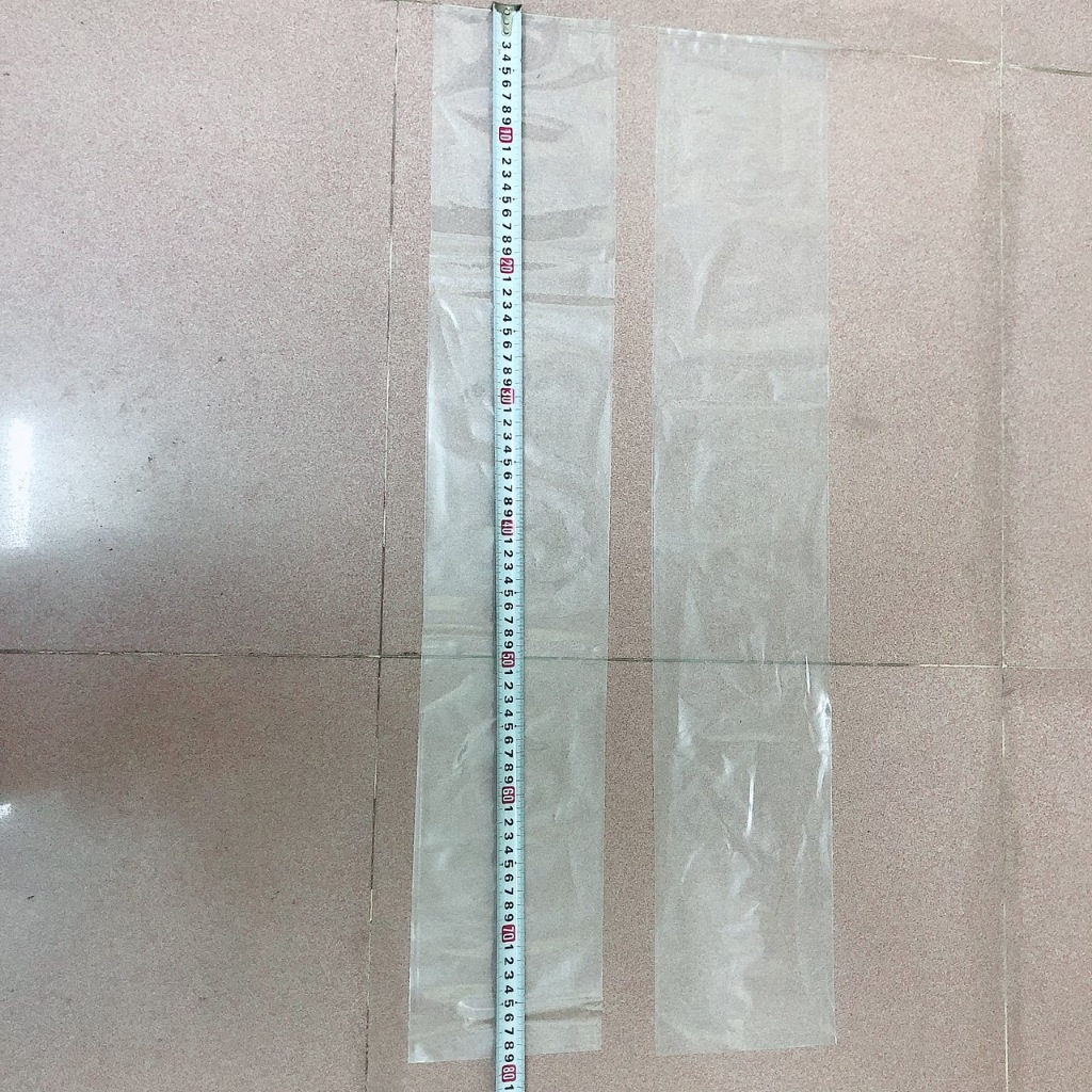 Túi nion PE trong suốt, túi nhựa phẳng không lỗ, dài 79cm (1kg)