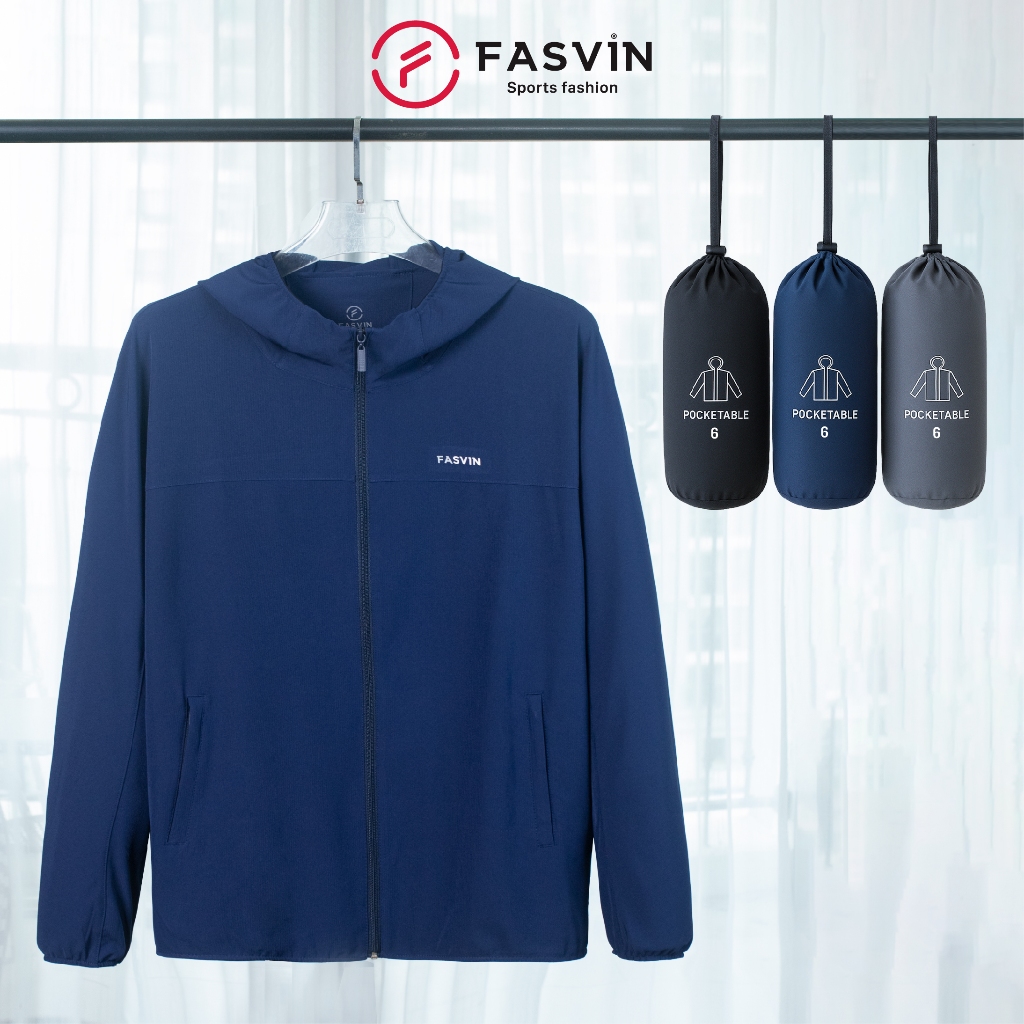 Áo Khoác Gió Nam BIGSIZE Fasvin 1 Lớp và 2 Lớp Có Mũ Chất Liệu Cao Cấp, Cản Bụi, Cản Gió, Giữ ấm AG2